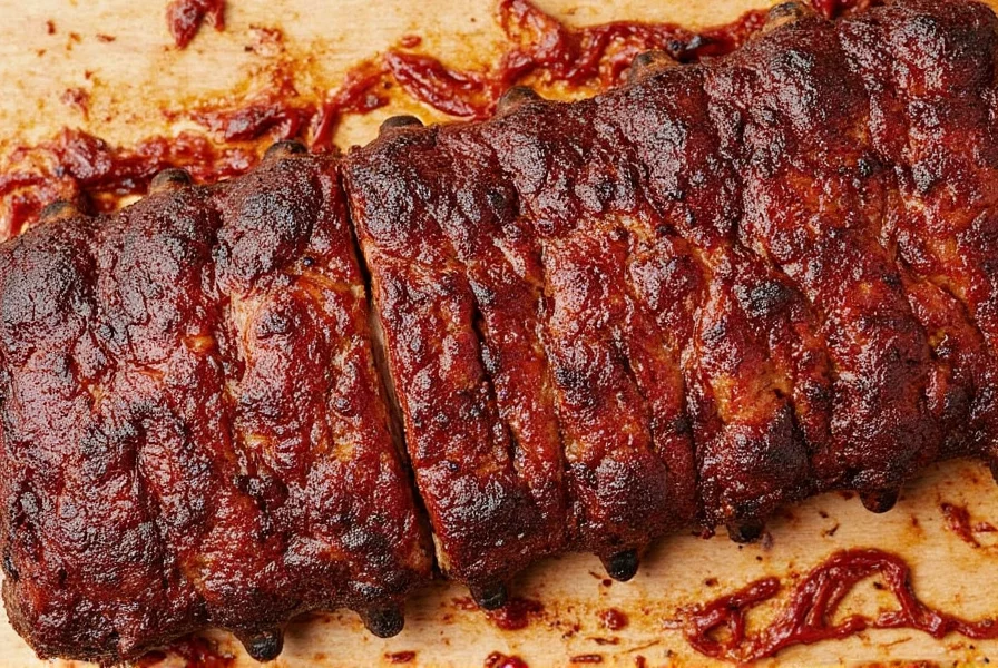 Pork Ribs on a Grill