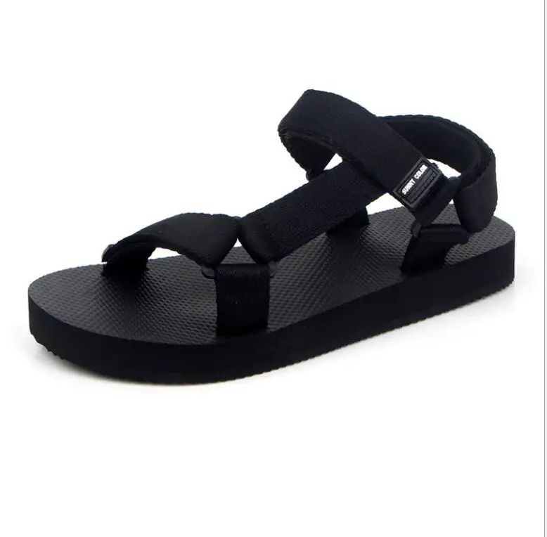 

Wholesale fashion summer lightweight anti-slip black classic men sandals