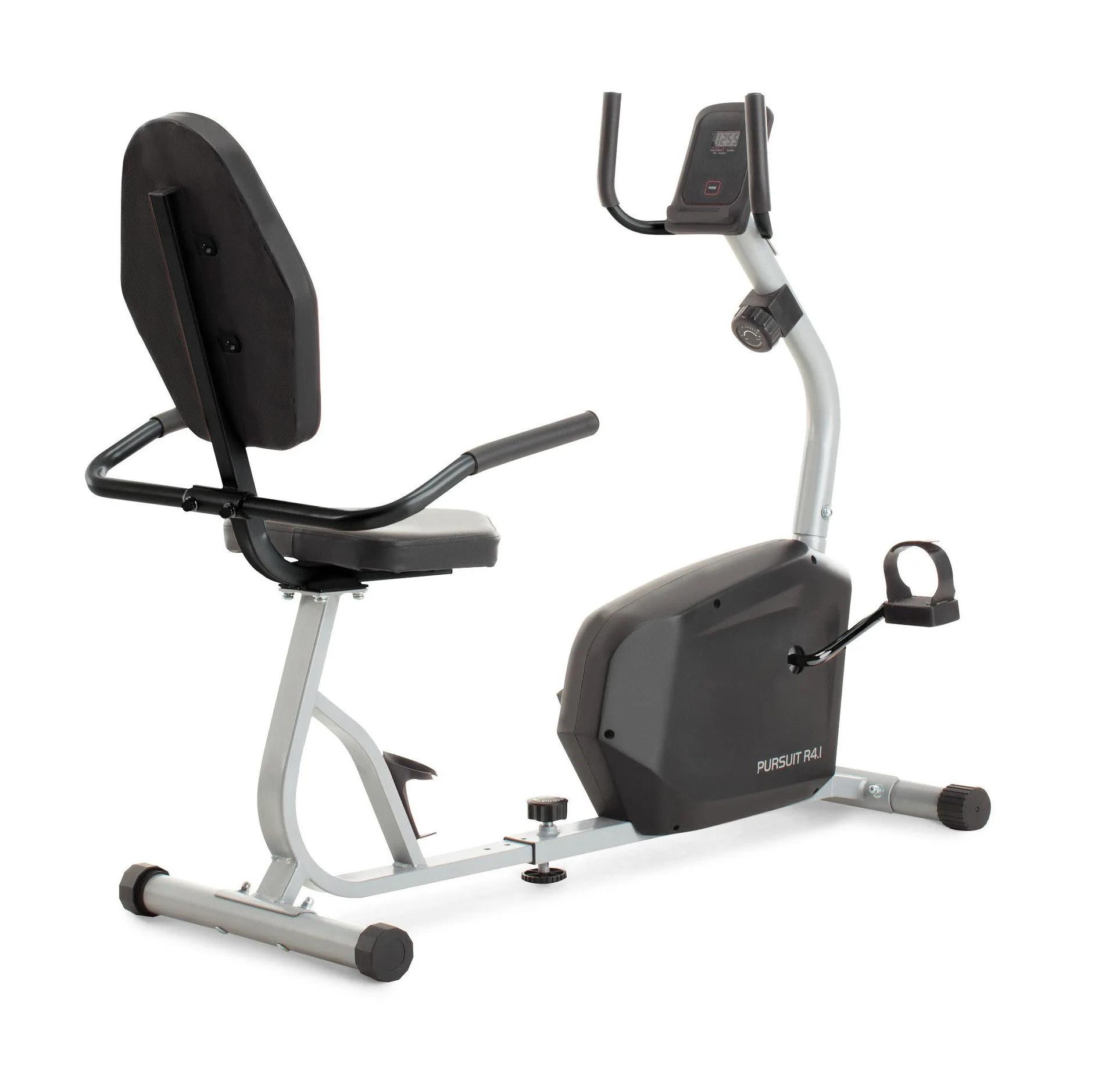 

High Capacity Home Use Recumbent Fitness Magnetic Exercise Bike, Black