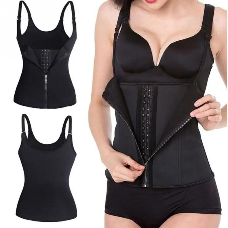 

6XL Plus Size Neoprene Sweat Vest Weight Loss Body Shaper Workout Tank Tops body Shaper Corset Waist Trainer Vest Women