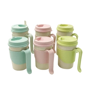 Image of Non toxic healthy wholesale custom sublimation made wheat fiber coffee mug