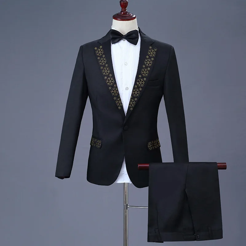 New Arrival In Stock 2 Pieces Slim Fit Wedding Men Suits Eco-friendly ...