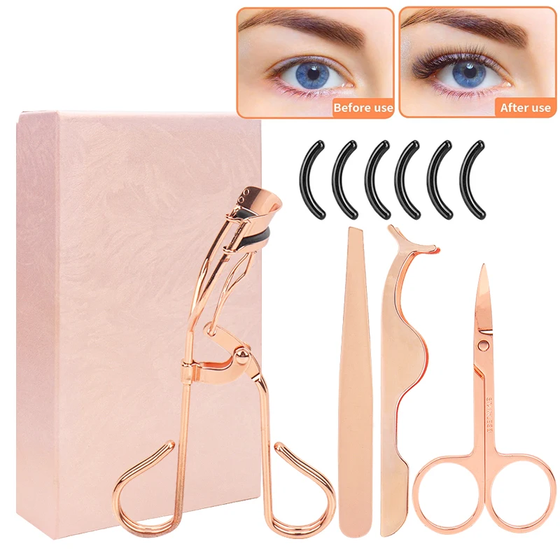 

Four-piece eyelash tweezers makeup tool, Customized color