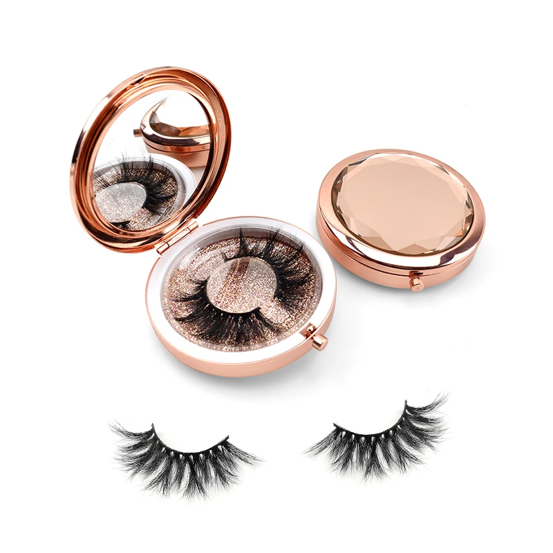 New Style 3D Mink Eyelashes Thick Curly Mink Eyelashes Fluffy 25mm Mink Eyelash