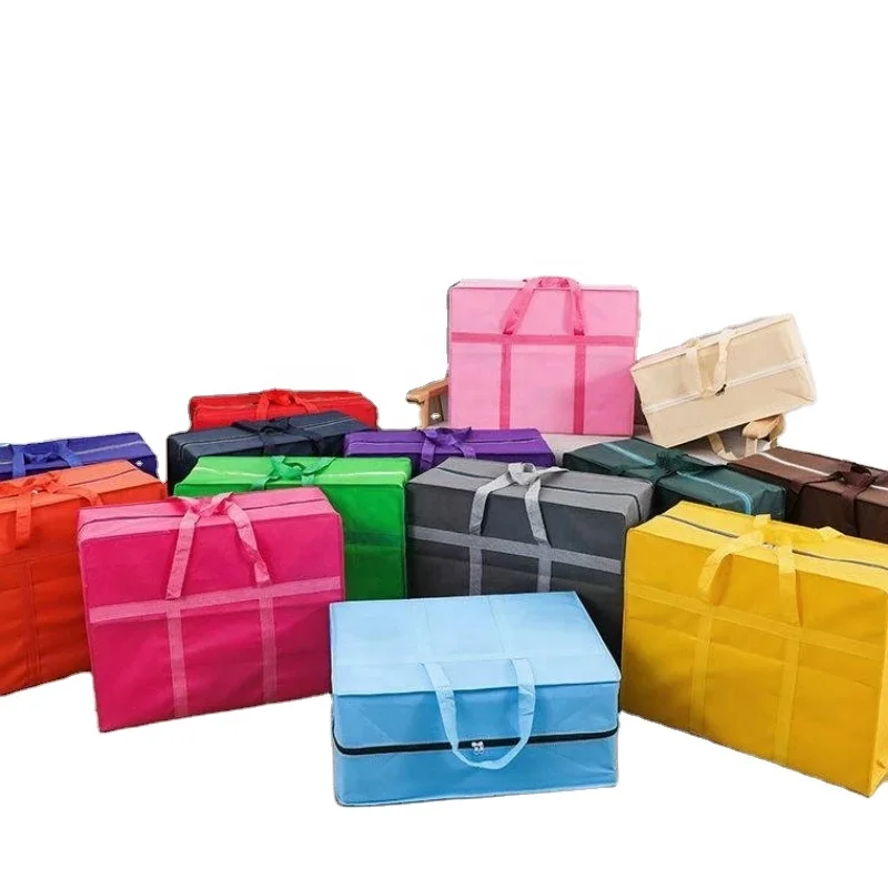 

Fashionable High Quality Big Capacity Recyclable Laminated PP Non Woven Travel Bag Duffle Storage Bag