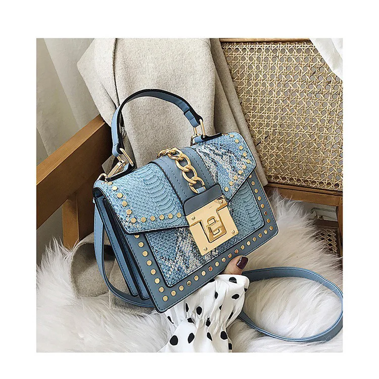 

Drop Shipping hot sell women elegant chic fashion crossbody gradual change color shoulder chain bag purse handbag, 7 colors