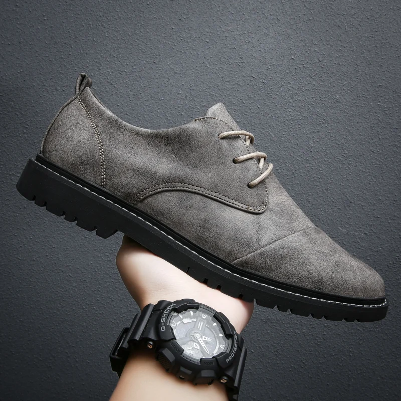 

2021 New Styles Men's Daily Wear Classic Leather Casual Dress Shoes