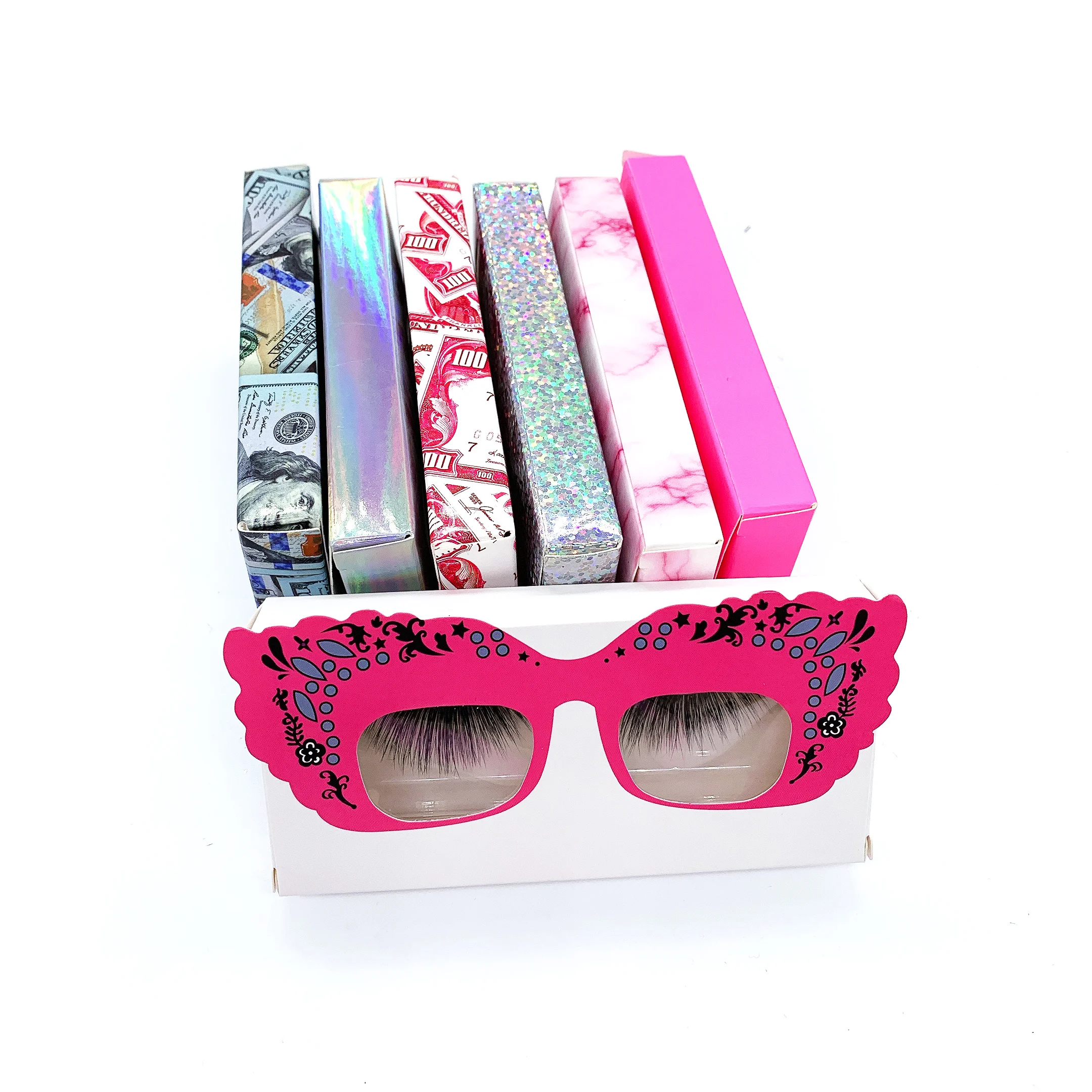 

2021 new arrivals 25 mm fluffy mink eyelash vendor eyelashes, Black color