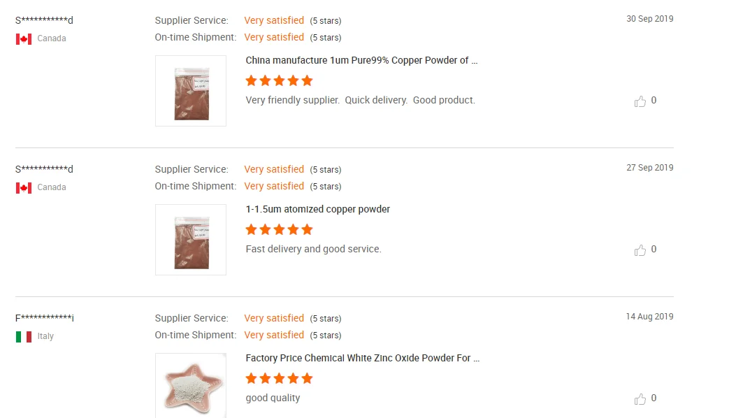 buyer feedback