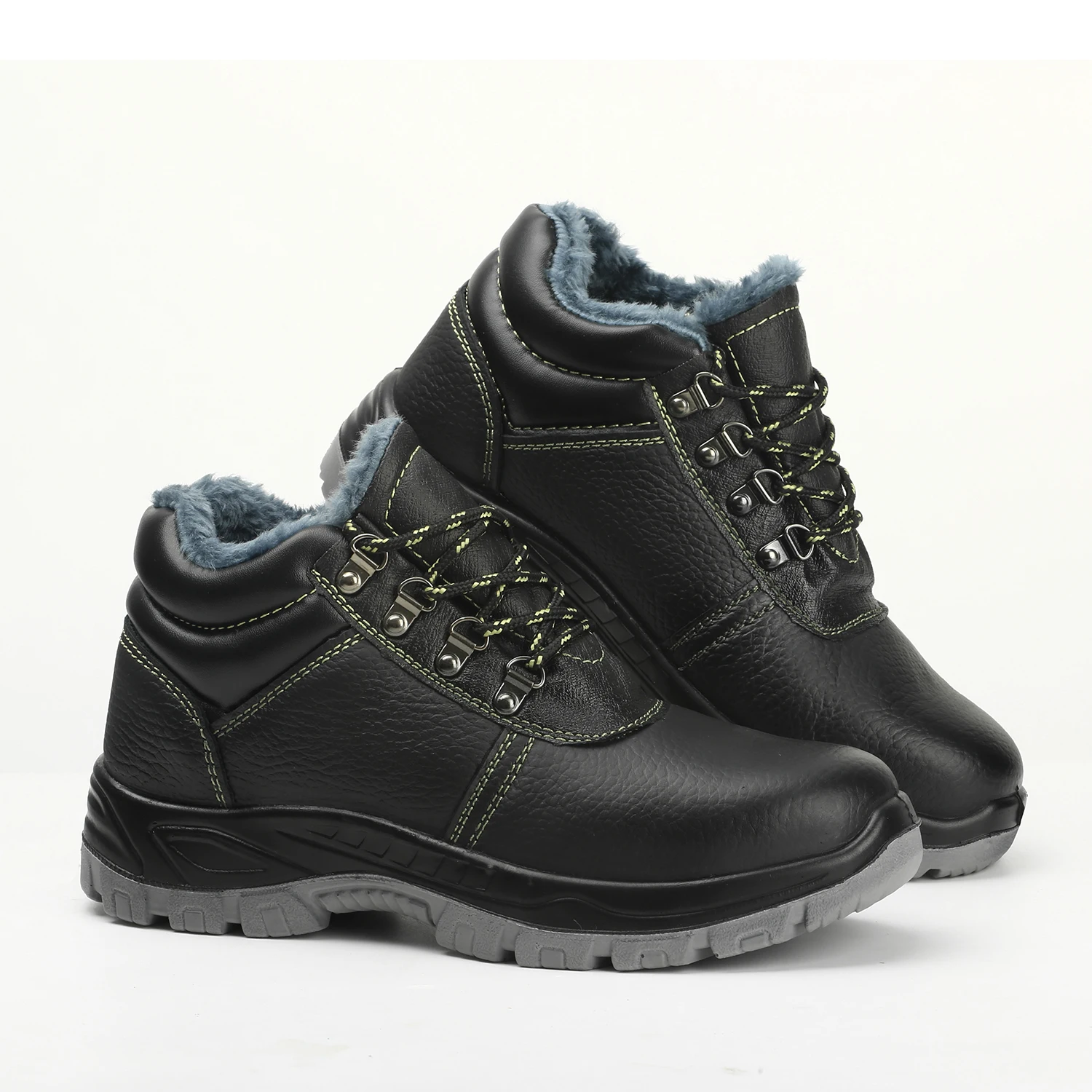 Winter Thermal Double Density Polyurethane Sole Upper Leather ...