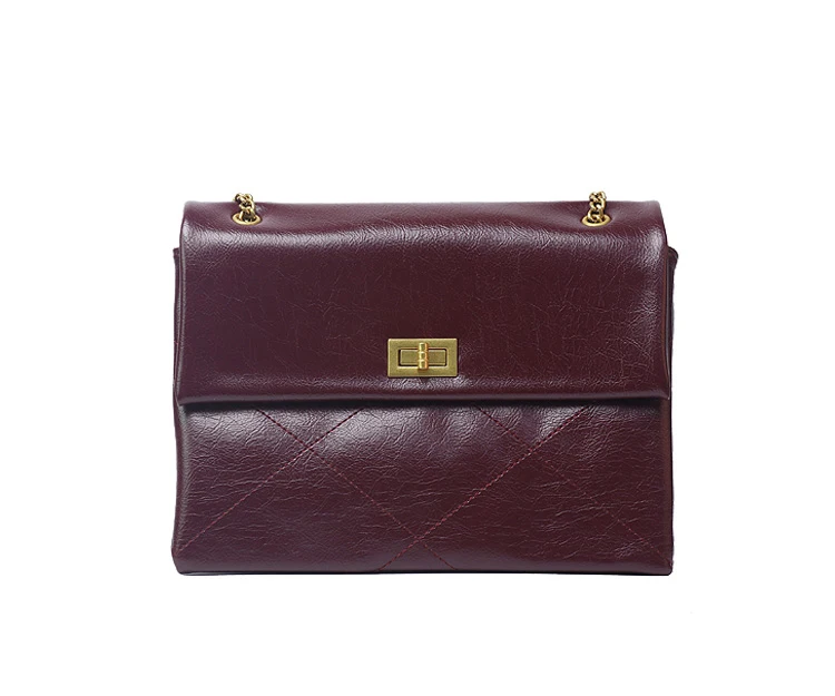 

Wholesale Fashion Pu Leather Bags Good Quality Shoulder Bags Chain Trend Crossbody Bags for Women