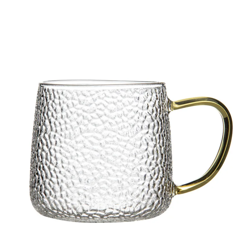 

Heat Resistance Handmade Colored Water Tea Coffee Drinking Borosilicate Glass Cup, Clear