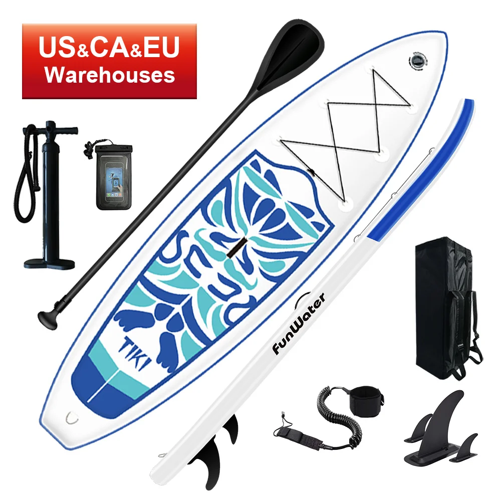 

FUNWATER Dropshipping sup stand up paddle board buy surfboard brands sports manufacturing plastic paddleboard sub bodyboard, Blue and pink