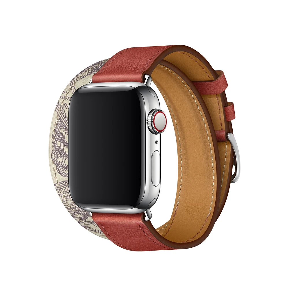 

ShanHai For iWatch band Genuine Leather Replacement Band For Apple Watch series 1/2/3 42/38mm For iWatch Strap Series 4 40/44mm, Multi-color optional or customized