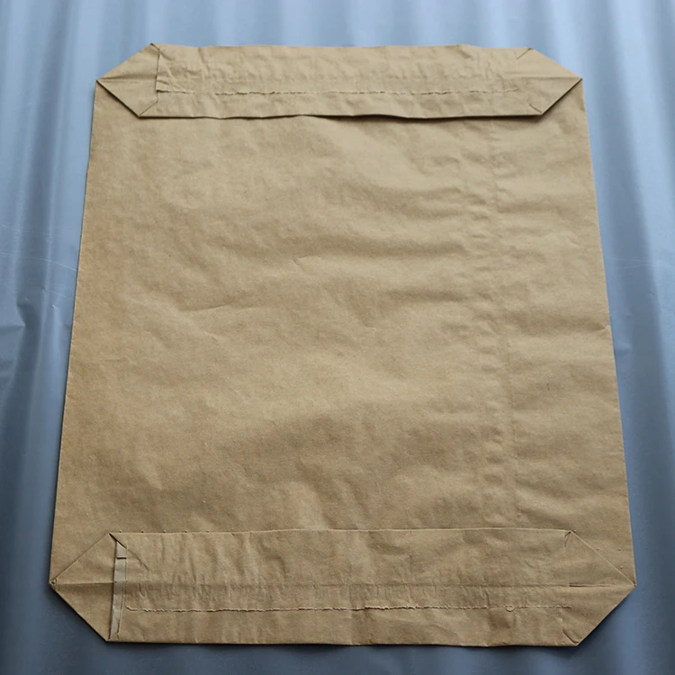 25kg 50kg industrial valve brown packing cement paper bag with kraft paper
