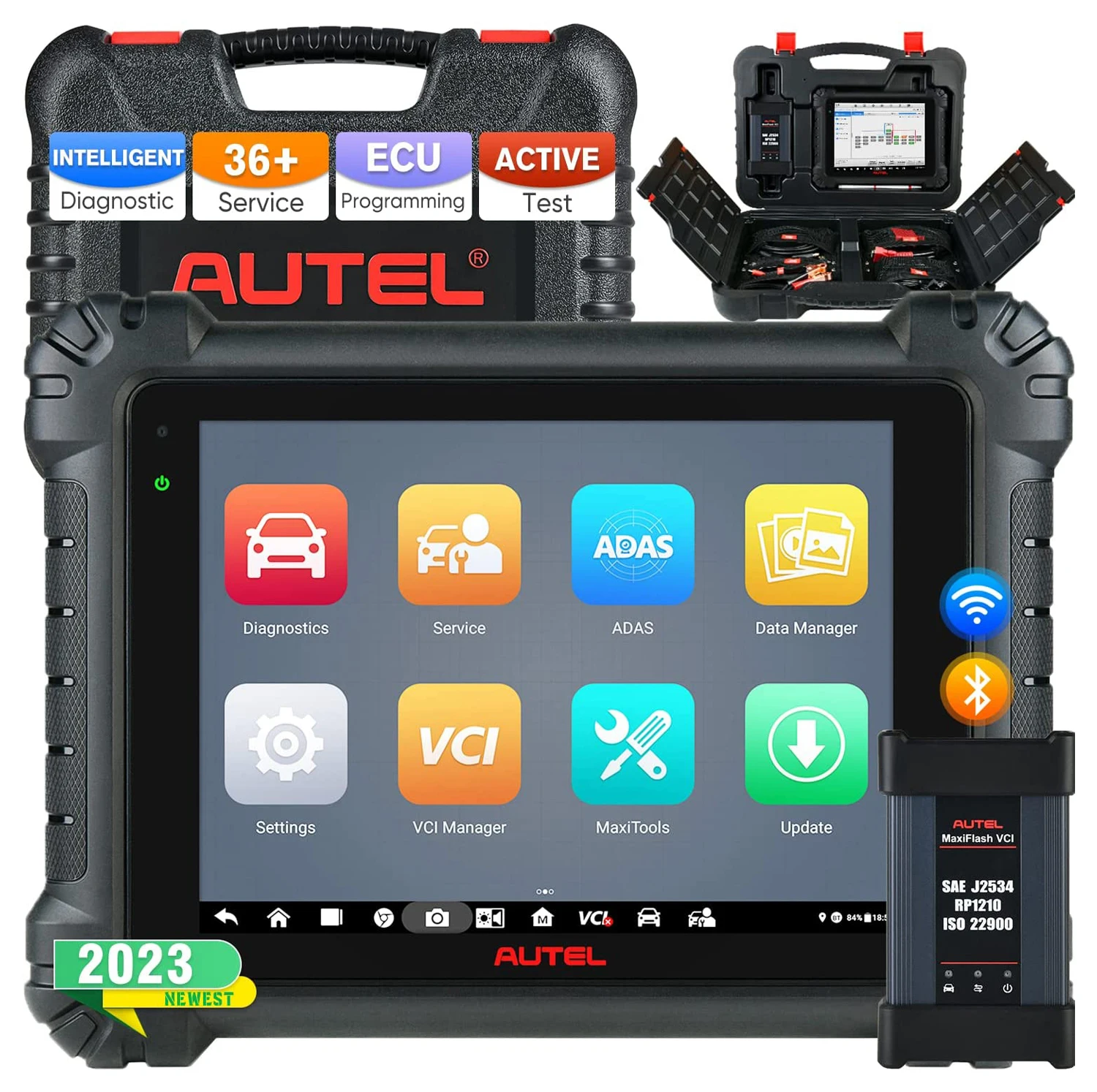 

Autel MaxiSYS MS909 Diagnostic Tablet with MaxiFlash VCI/J2534 Vehicle Tool Full System ECU Programming OBD2 Scanner Tools
