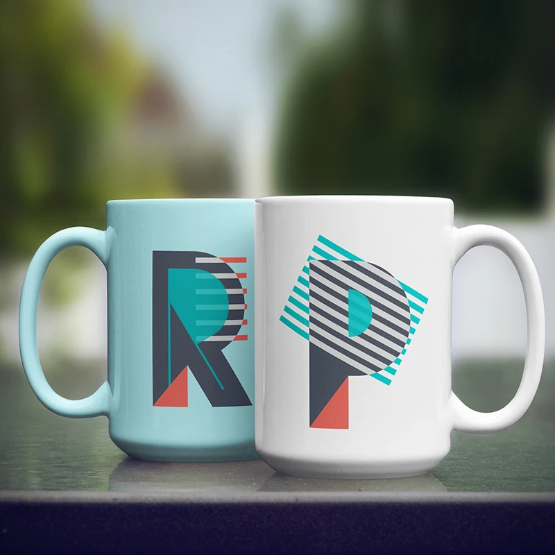 

Wholesale Personalized Customized Travel Sublimation Porcelain Ceramic Coffee Mug with Logo, Customized color