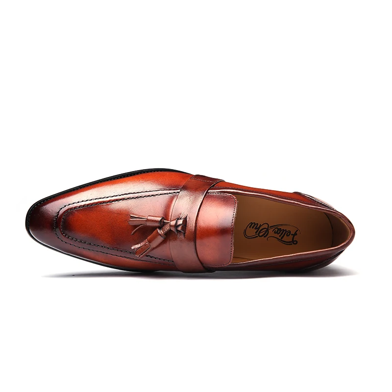 Daniel Wafer Classic Oxford Men Shoe Formal Leather Crocodile Shoe ...