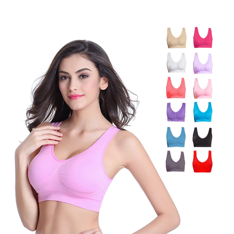 

Dropshipping High Quality Women Gym Fitness Active Wear Plus Size Yoga Bra Sports Bra Wholesale