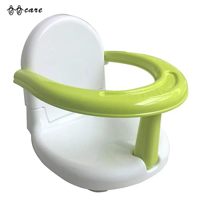 Babies Pink Toddlers Foldable Baby Bath Seat Baby Bathtub Seat for Sit Up Newborn Practice Sitting Safety Chair with Backrest Support for Kids Multi-Function Anti-Skid Safety Seat 