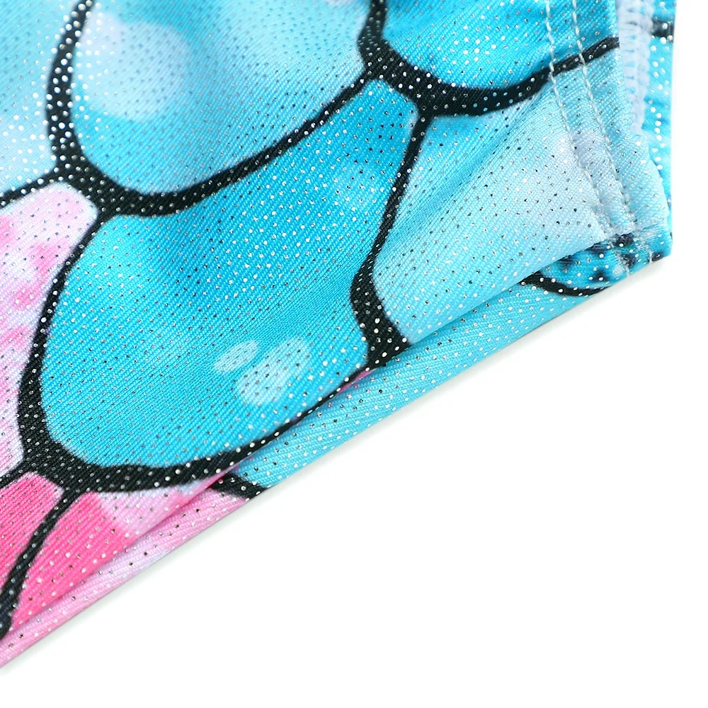 
Gymnastics Leotards for Girls Biketards With Shorts Dance Unitards 3-7 Years 