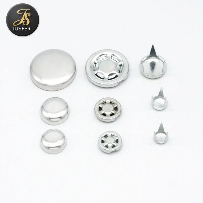 

Aluminum dome ball fabric covered button baseball cap top button with needle