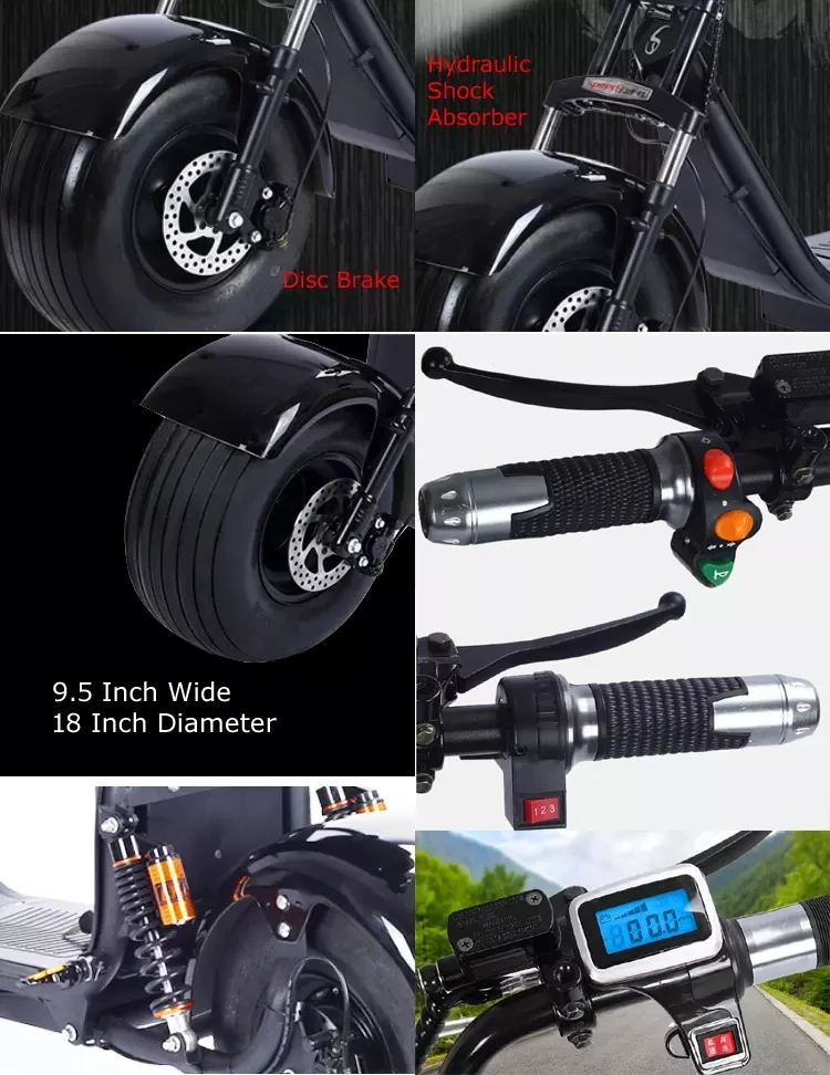 FREE GIFT RAIN COVER HOODAX powerful electric scooter adult electric long range scooter electric scooter electric motorcycle