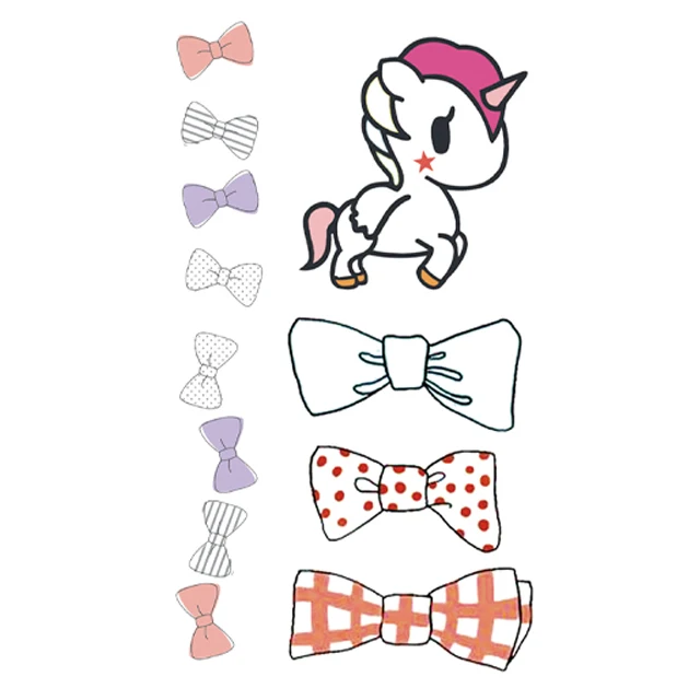

2021 Eco-friendly waterproof kids tattoo sticker safe for children, Color/black