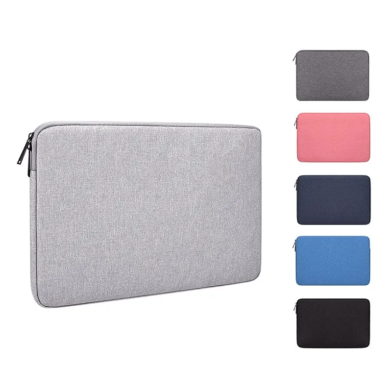 

11 12 13 14 15 15.6Inch Laptop Bags Felt Notebook Laptop Sleeve Bag Pouch Case, Navy/pink/black/light blue/gray/dark gray