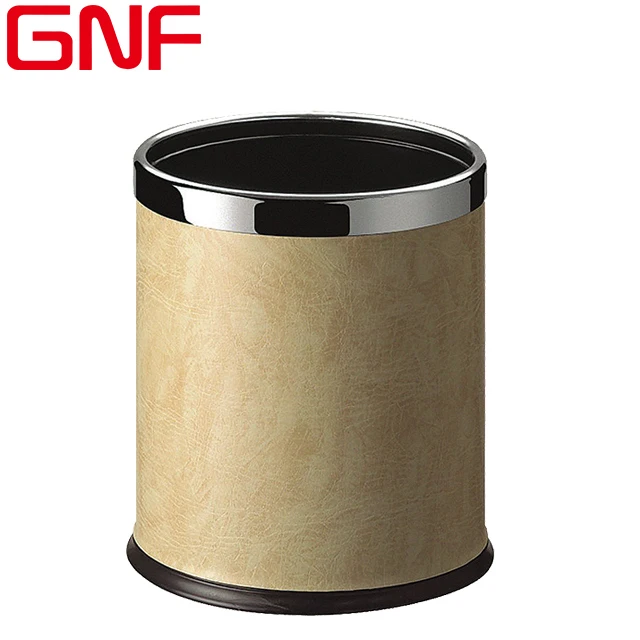 

GNF Open-top Double-layer Steel Dustbin round Room Waste Bin Good Price Good Quality