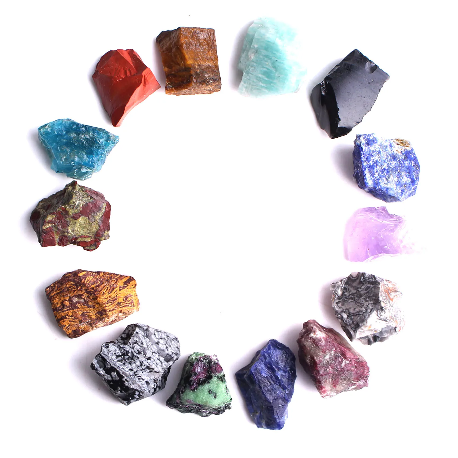 

1 Lot 14 Kinds of Crystal Tumbled Stone Colorful Rock Quartz Rough Minerals Specimen Mini Gemstone Reiki Chakra Decor gift