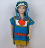 Customized print hoodies kids beath towel baby hooded bath towel