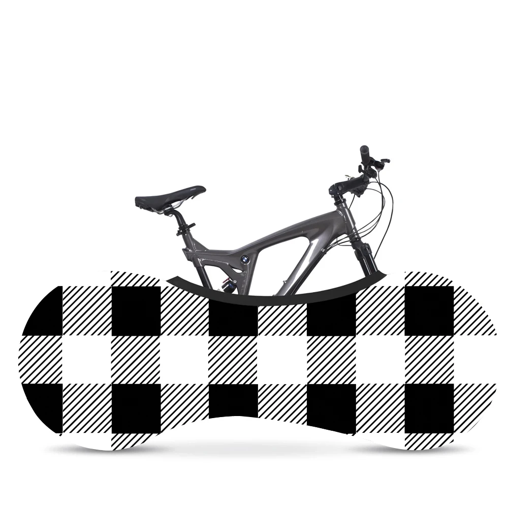 hot selling disc wheel cover bicycle indoor anti dust sand Polyester Bicycle wheel tire cover