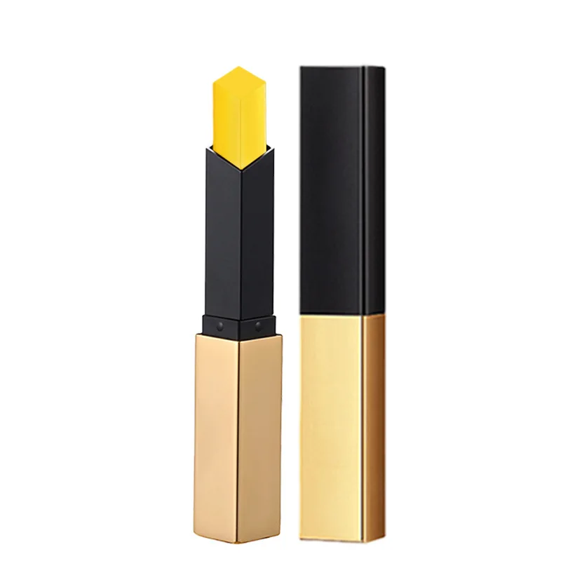 

Small gold bar color changing lip balm moisturizing lip gloss wholesale