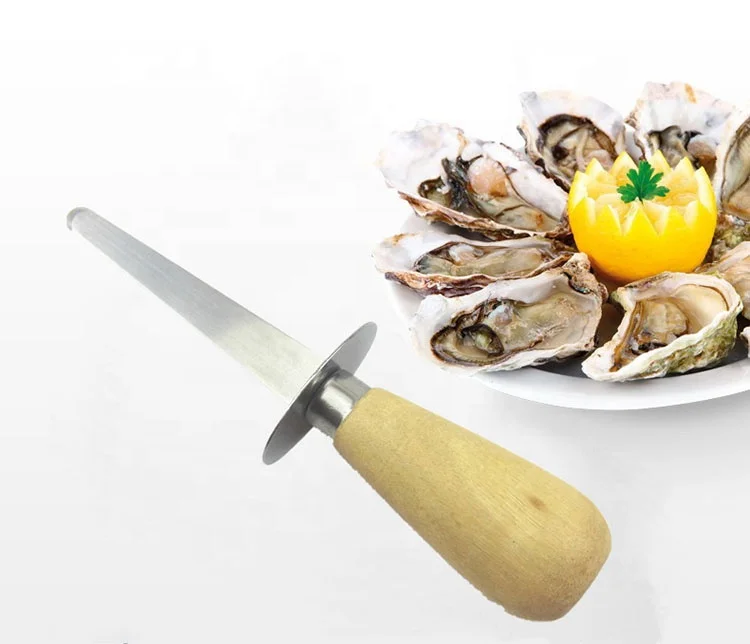 
Oyster Knife Seafood Scallop Shell Shucking Opener With Wood Handle kitchen accessories 