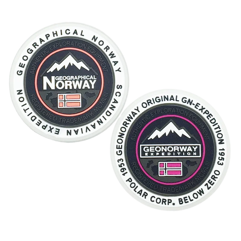 

Factory Wholesale Custom 3D Logo Clothing Silicone Rubber Badge Label PVC Patch, Custom color