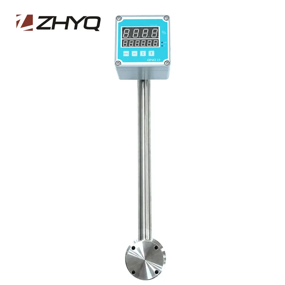 

ZHYQ industrial long rod soluble substances salinity brix refractometer for ammonia liquid tank concentration monitoring