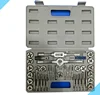 40PCS Hss or alloy steel tap die set metric tap Metal Case Packing Taper Thread Tap Screw Taps