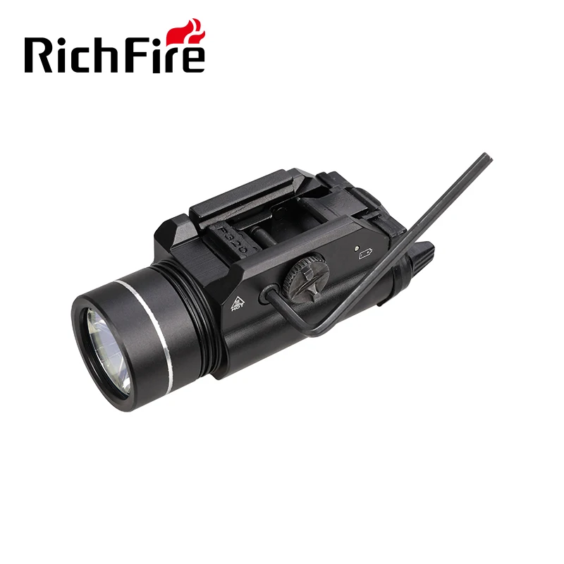 

New Product Hunting Compact Smart Sense Tactical Pistol Light 1000lm Self Defense High Strobe Mode LED Gun Flashlight, Black