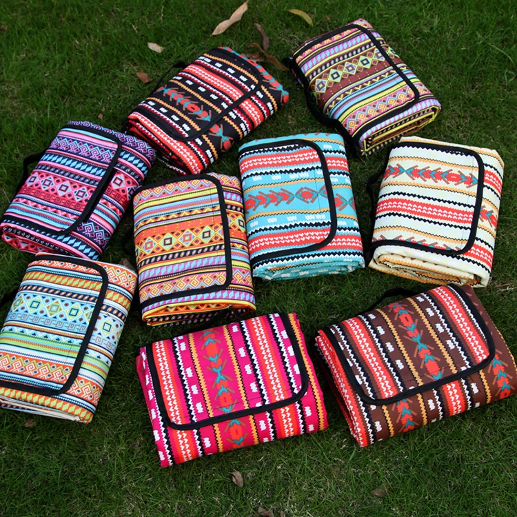 

Outdoor Camping picnic Mat Folding foldable beach mat picnic blanket Moisture-proof mat