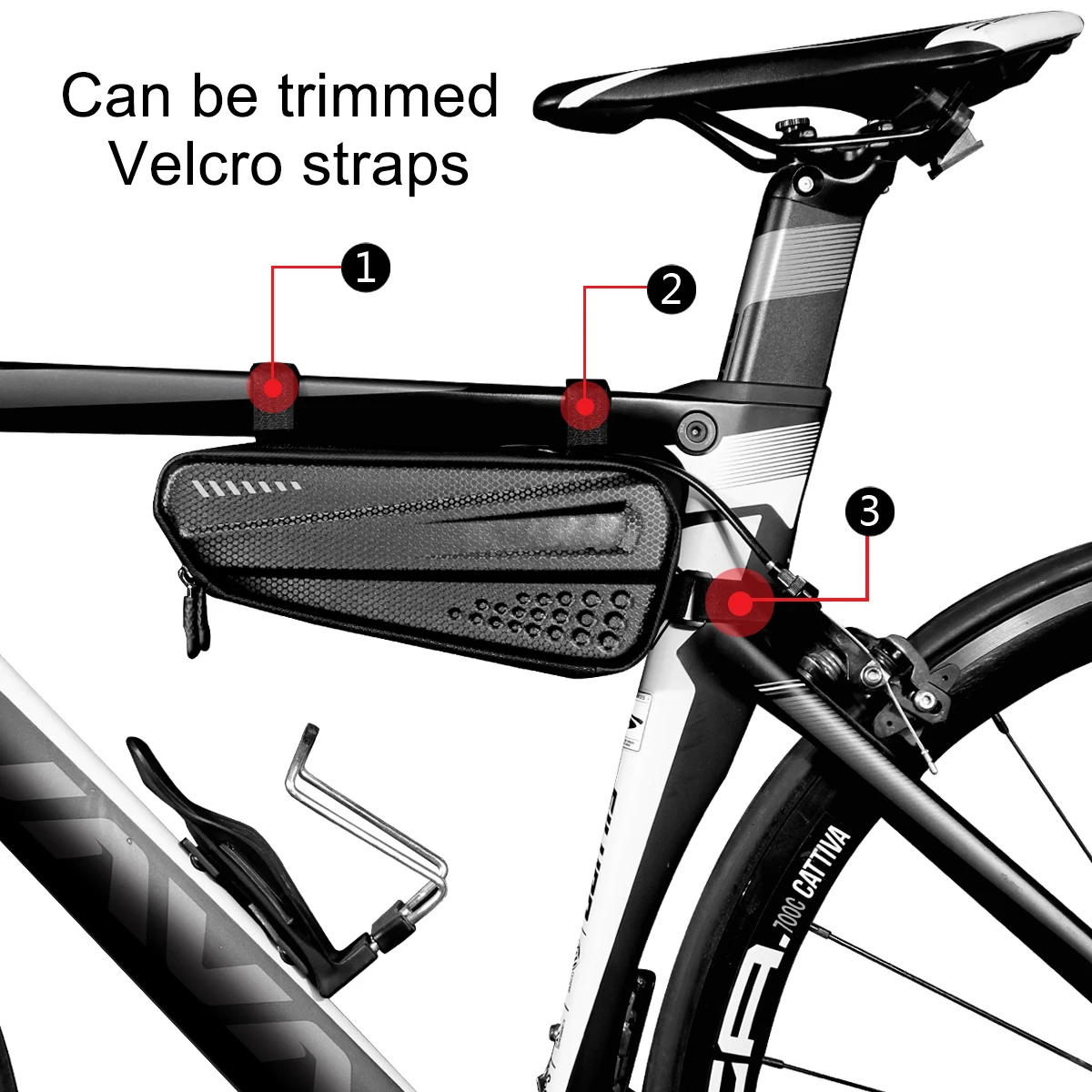 

Dropshipping Rainproof Bike Bag Frame Front Top Tube MTB Waterproof Cycling Bag