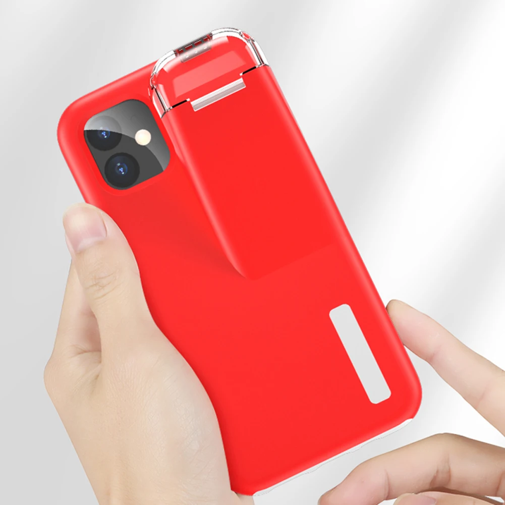 2 EN 1 &Eacute;tui Pour iPhone 11 Pro Max Xs Max Xr X 8 7 6 6s Plus 300Mah Bo&icirc;tier De Recharge Pour AirPods 1 2 &eacute;couteurs &Eacute;tui De Charge - ANKUX Tech Co., Ltd