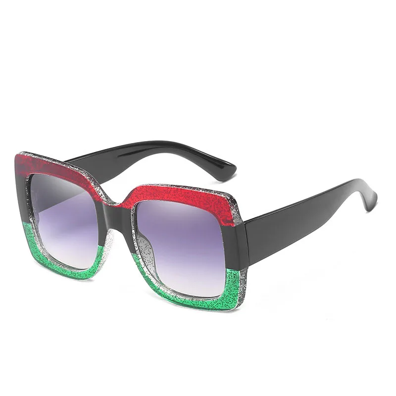 

European Trendy Women Sunglasses Custom Logo Wholesale Plastic Sunglasses, 7 colors