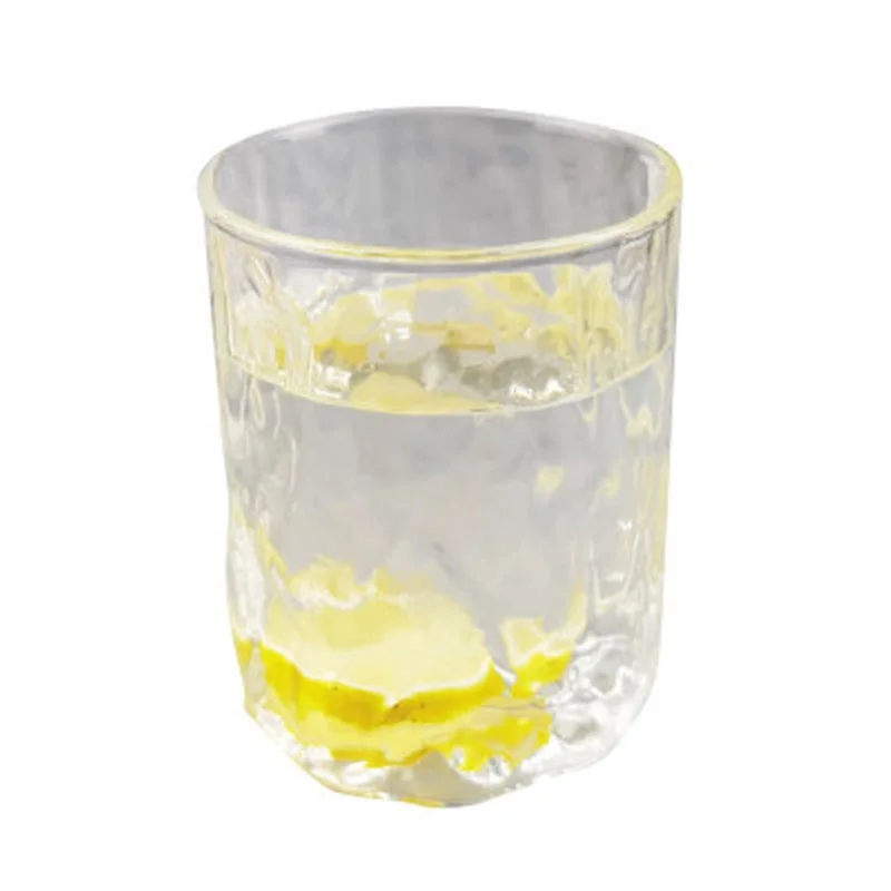 

Crystal Glass Creative Ripple Whisky Beer Cup, Transparent