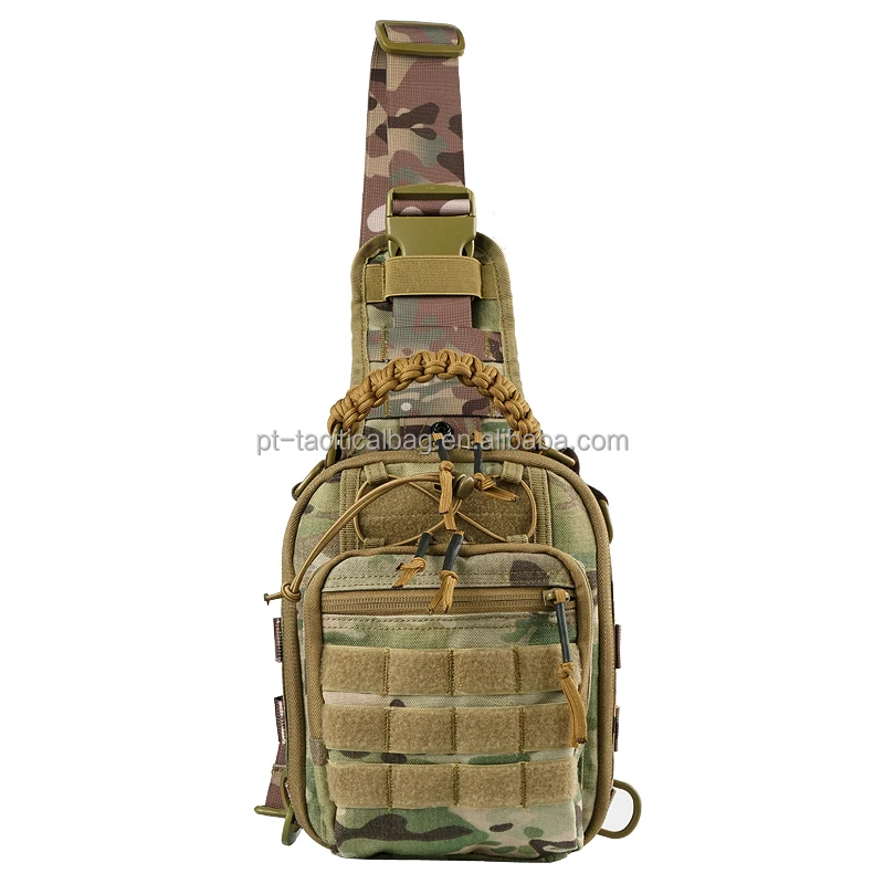 

Military Chest Bags Amazon Hot Sale Multipurpose Waterproof Outdoor Chest Pouch Hiking Running Tactical Single Crossbody Bags, Customized color