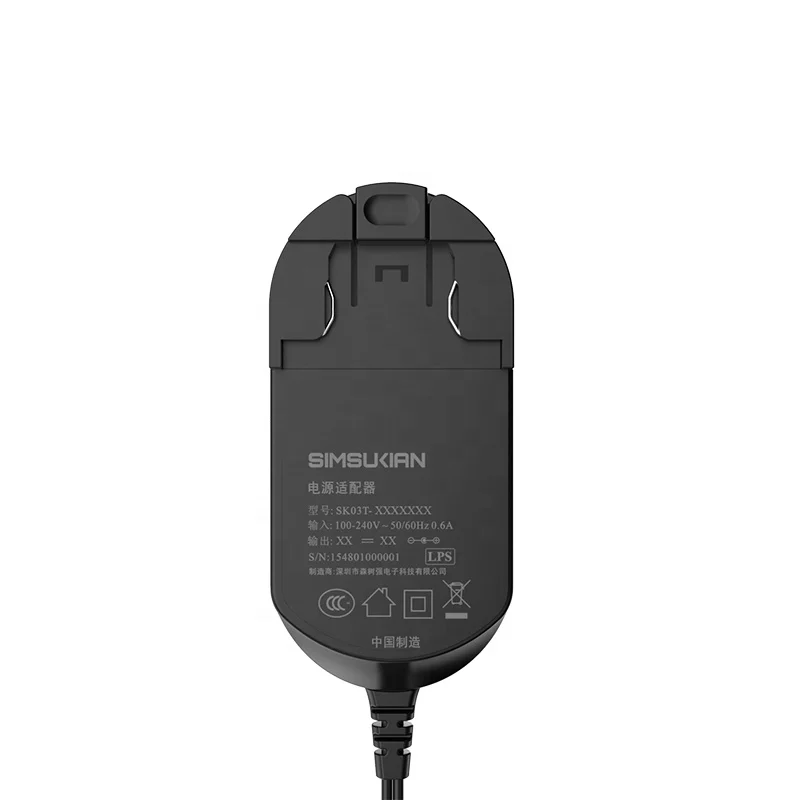 
Simsukian 48W 24V 2A 24V2A power adapter charging adapter adaptor universal Travel Power Plug Adapter EU EURO to US USA UK AU 