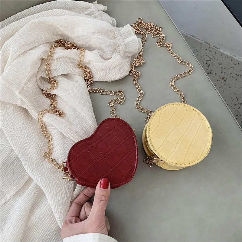 

Wholesale competitive price alligator chain heart designer bag S.IKRR grils women mini crossbody bags