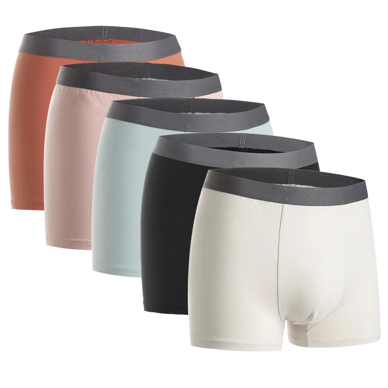 

Boxer Pant Mens Underwear Breathable High Quality Boxers Briefs Cotton 95% 5% Spandex Heren Boxershorts Men's Briefs, Customized color