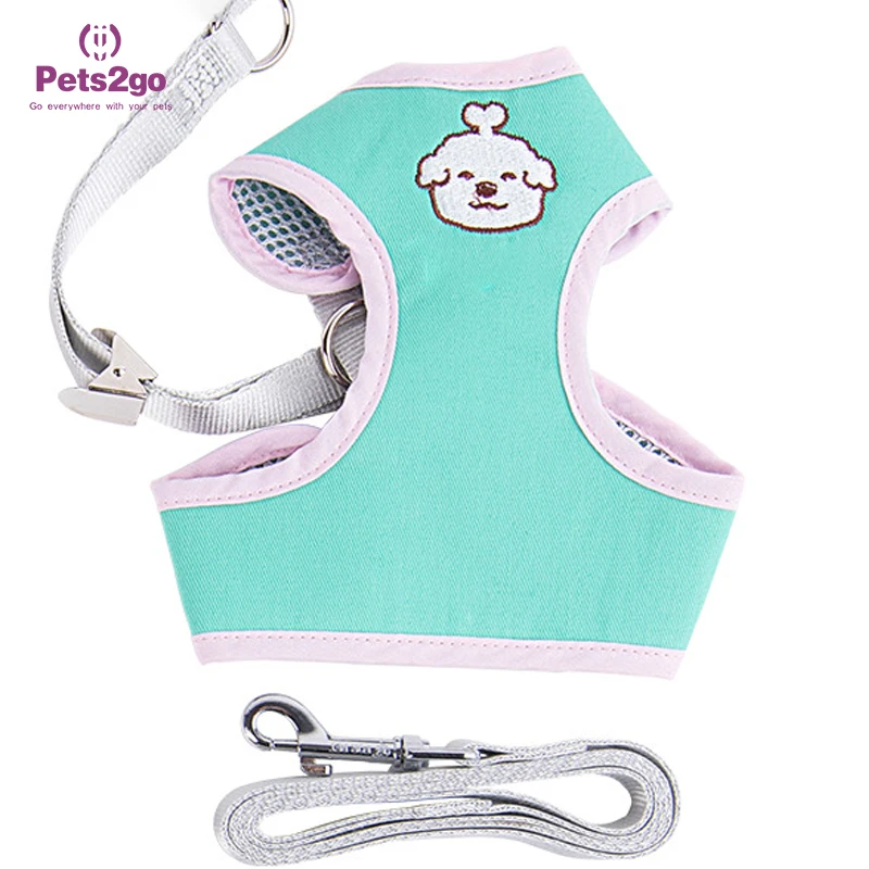

Soft Mesh Dog Harness Pet Puppy Comfort Padded Vest Harnesses, Blue