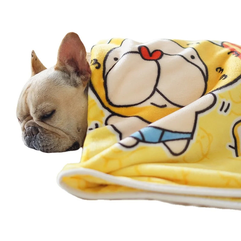 

Factory direct sale deep sleep flannel dog thick quilt autumn and winter warm blanket, Can be customized